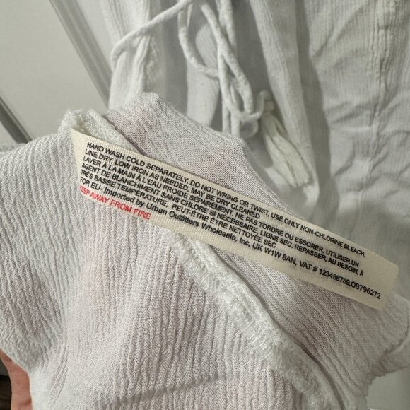 Free People Adelaide Festival Slip Dress Size Small Ivory White Mini Boho - Picture 6 of 7